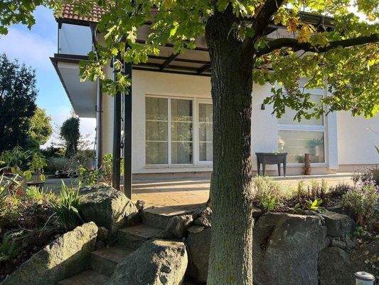 Blick auf die Terrasse