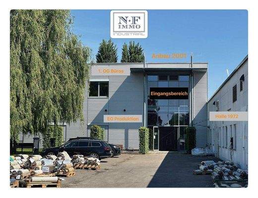 Ansicht Süd - Anbau 2001