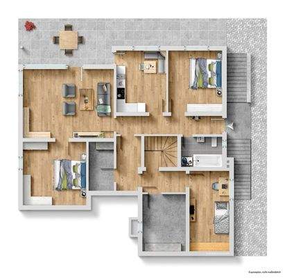 Grundriss Einliegerwohnung UG