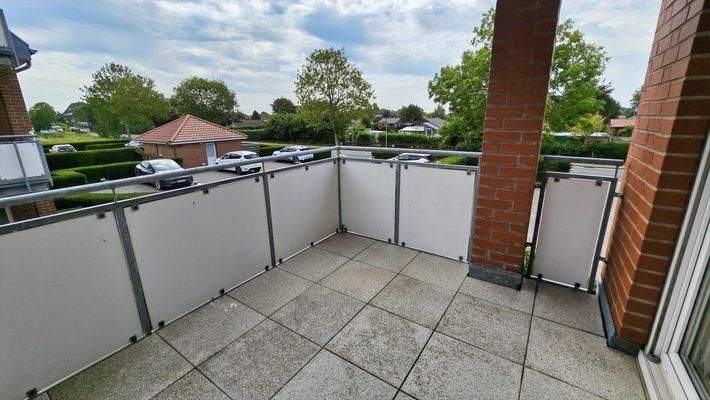 6,7 m² großer Süd-Eckbalkon