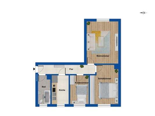 Grundriss 1. Obergeschoss