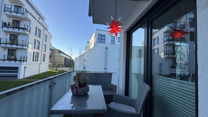 Balkon von der Küche