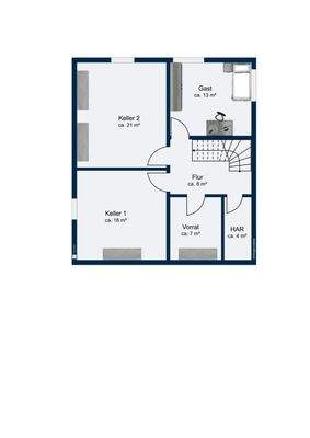 GRUNDRISS KELLERGESCHOSS