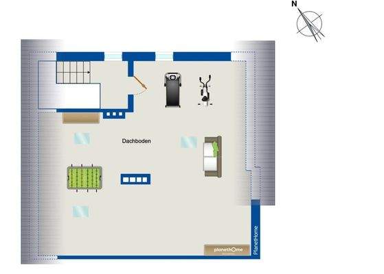 Grundriss Dachgeschoss