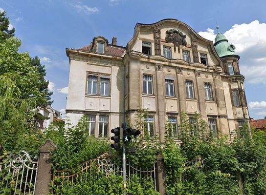 Frontansicht Villa Pfefferkorn 