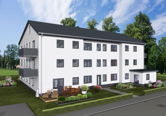 Beispiel Mehrfamilienhaus 12 WE 6x3RW, 6x2RW