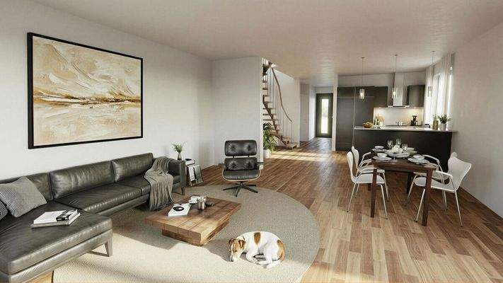 Visualisierung Wohnzimmer