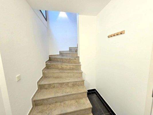 Aufgang in das Apartment