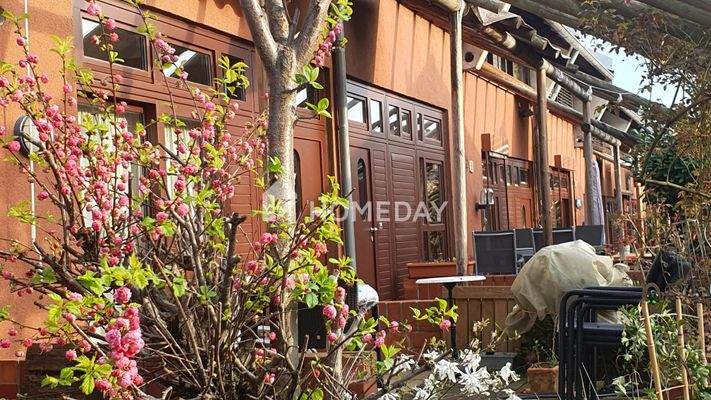 Vordereingang zur Mandelblüte