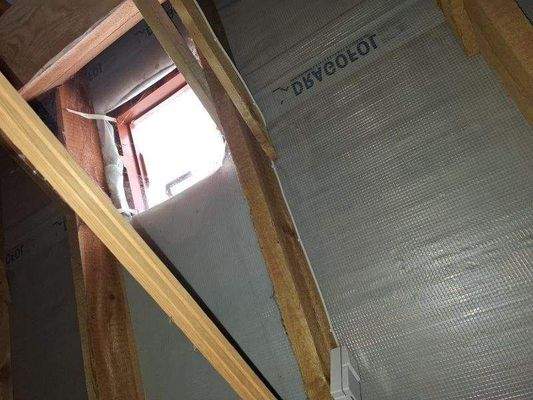 Aussteiger für Schornsteinfeger im Spitzboden