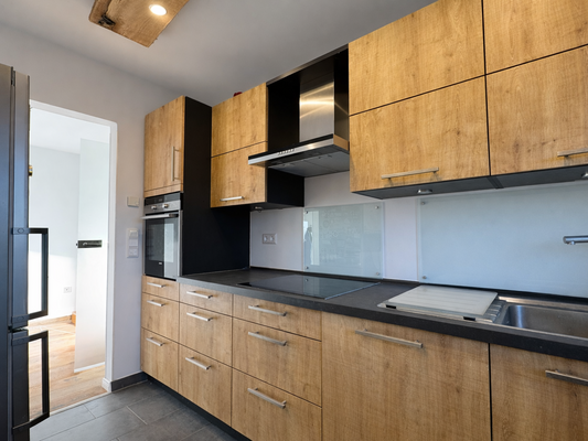 Küche Blick Wohnzimmer