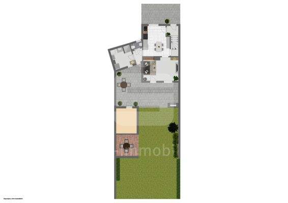 Grundriss Erdgeschoss mit Außenbereich