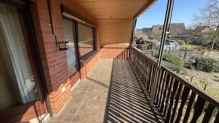 Balkon der Wohnung