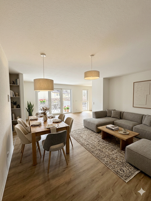 Wohnbeispiel - Wohn-/Esszimmer