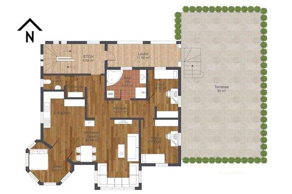 Grundriss Obergeschoss