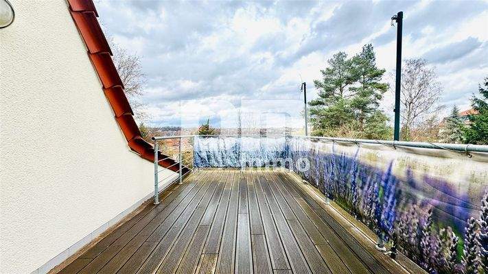 OG Maisonette Balkon / Dachterrasse Panoramablick