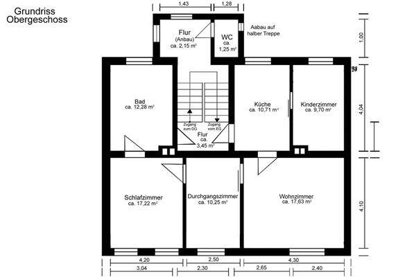 Grundriss Obergeschoss