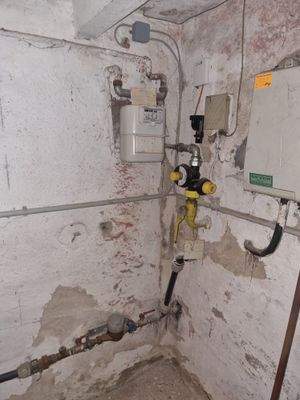 städtischer Gasanschluss