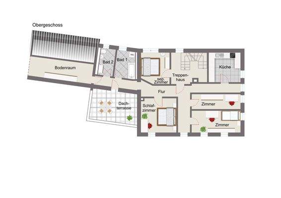 Grundriss Obergeschoss