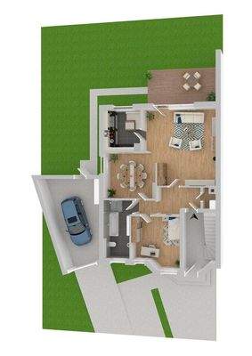 Erdgeschoß Einfamilienhaus