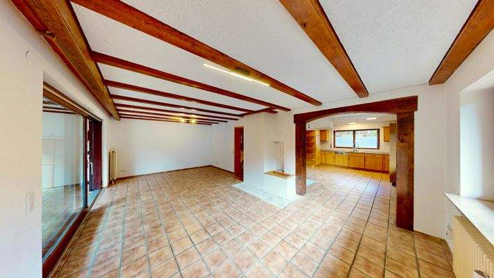 Offener Wohn- und Essbereich