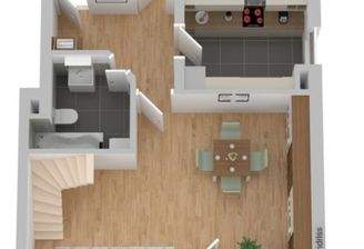 Grundriss 3D WE33 - DG1