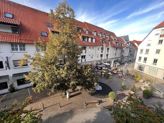 Aussicht auf den Place de Draguignan in Tuttlingen