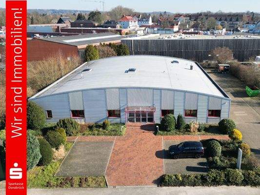 Drohnenfoto Straßenansicht