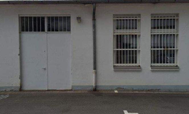 Zugang, doppelflügiges Tor