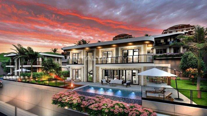 Sea View Houses with Smart Home Systems in Alanya Kargıcak