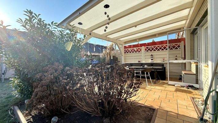 Überdachte Terrasse
