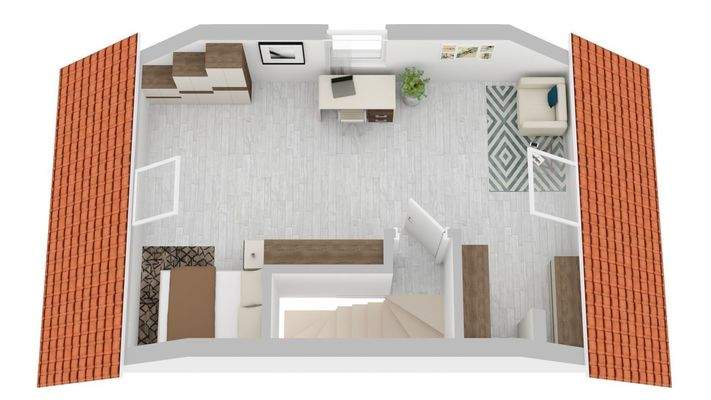 Dachgeschoss - unverbindliche Illustration