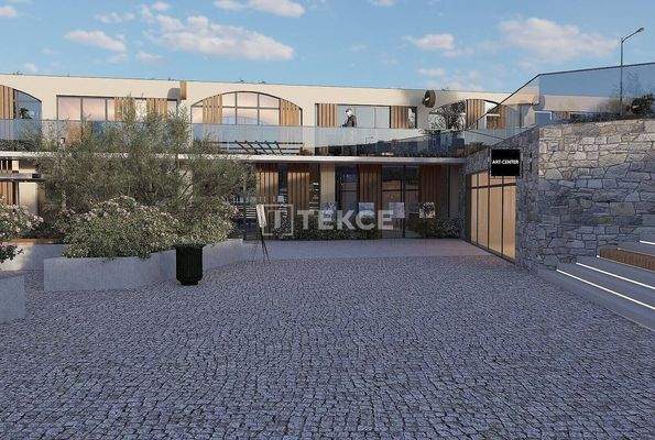 Detached Villas in a Project with Shopping Center in Bodrum