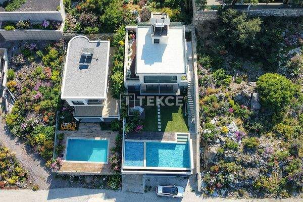 Panoramic Sea-View Villa with Infinity Pool in Bodrum