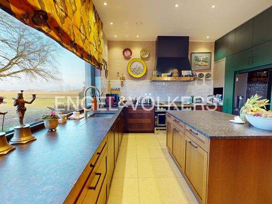 Gourmet Küche mit La Cornue Herd