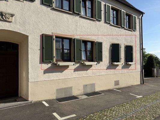 Aussenansicht des Hauseingangs