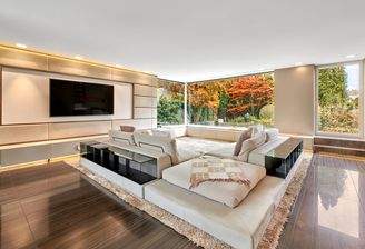 Livingbereich mit Blick ins Grüne