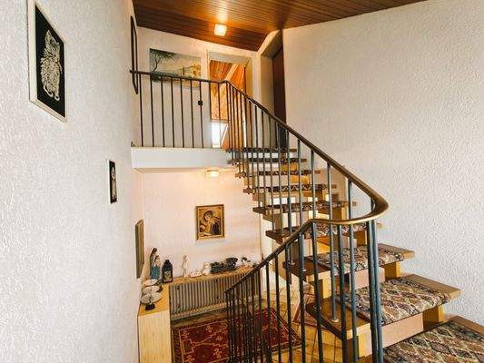 Treppe in Dachgeschoss