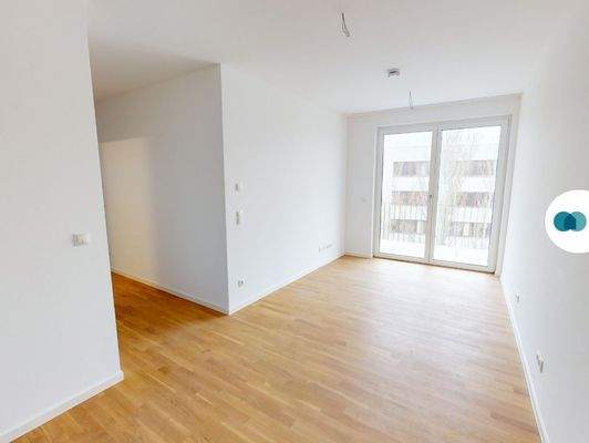 Ansicht I: Wohn-Esszimmer