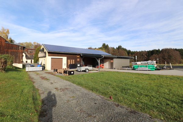 Zufahrt Maschinenhalle