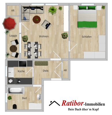 Grundriß - nicht zur Maßentnahme geeignet