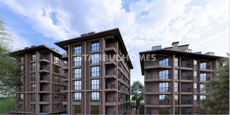 Elegant Flats in a Complex with Extensive Amenities in Uskudar