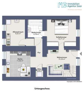 Zentrales Ein-/Zweifamilienhaus in St. Ingbert