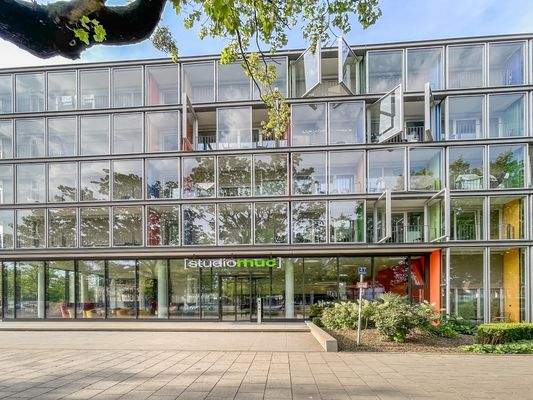 Hausansicht "Studio Muc" Eingangsbereich