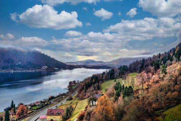 Bild mit der Drohne aufgenommen