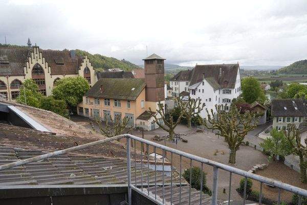 Ausblick vom Balkon (Rhein)