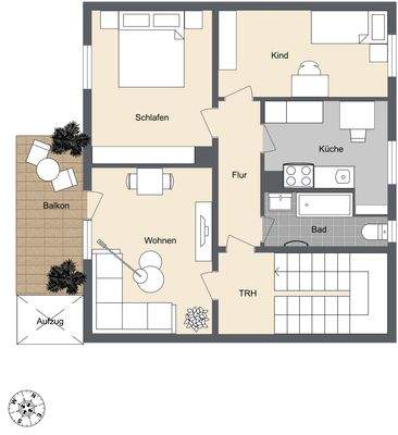 Grundriss Erdgeschoss