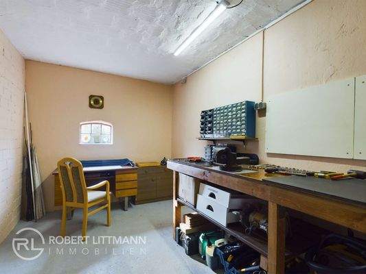 Werkstatt im Nebengebäude
