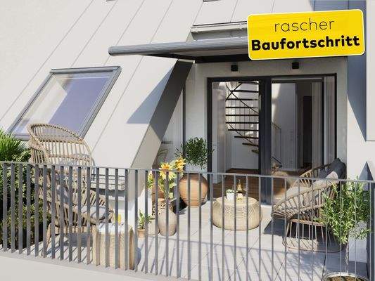 Außenvisualisierung Balkon