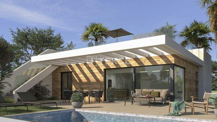 Stylish Detached Bungalow Style Golf Villas in Los Alcázares
